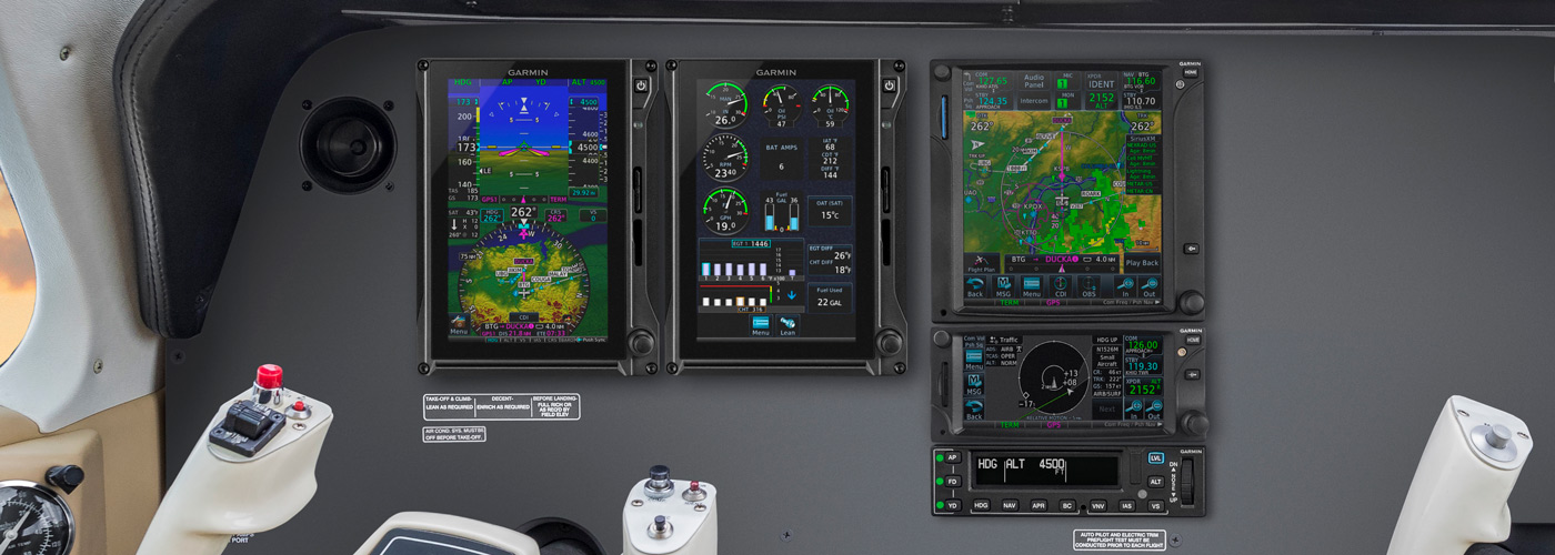 G500 TXi Dual 7" — Modern avionics suite